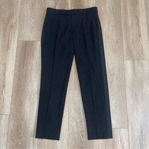 Polo Ralph Lauren Wool Blend Straight Leg Pants Size 6 Black Career Casual